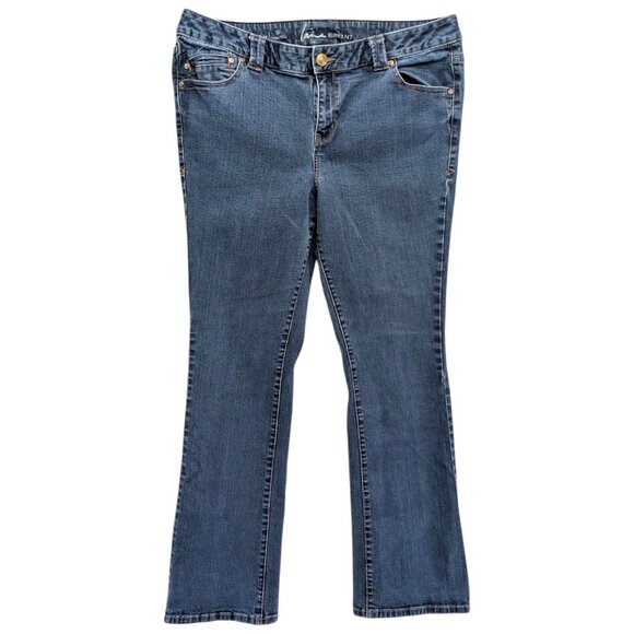 Lane Bryant Slim Boot Genius Fit Jeans Womens Blue Stretch Denim Size 20 - Picture 1 of 11